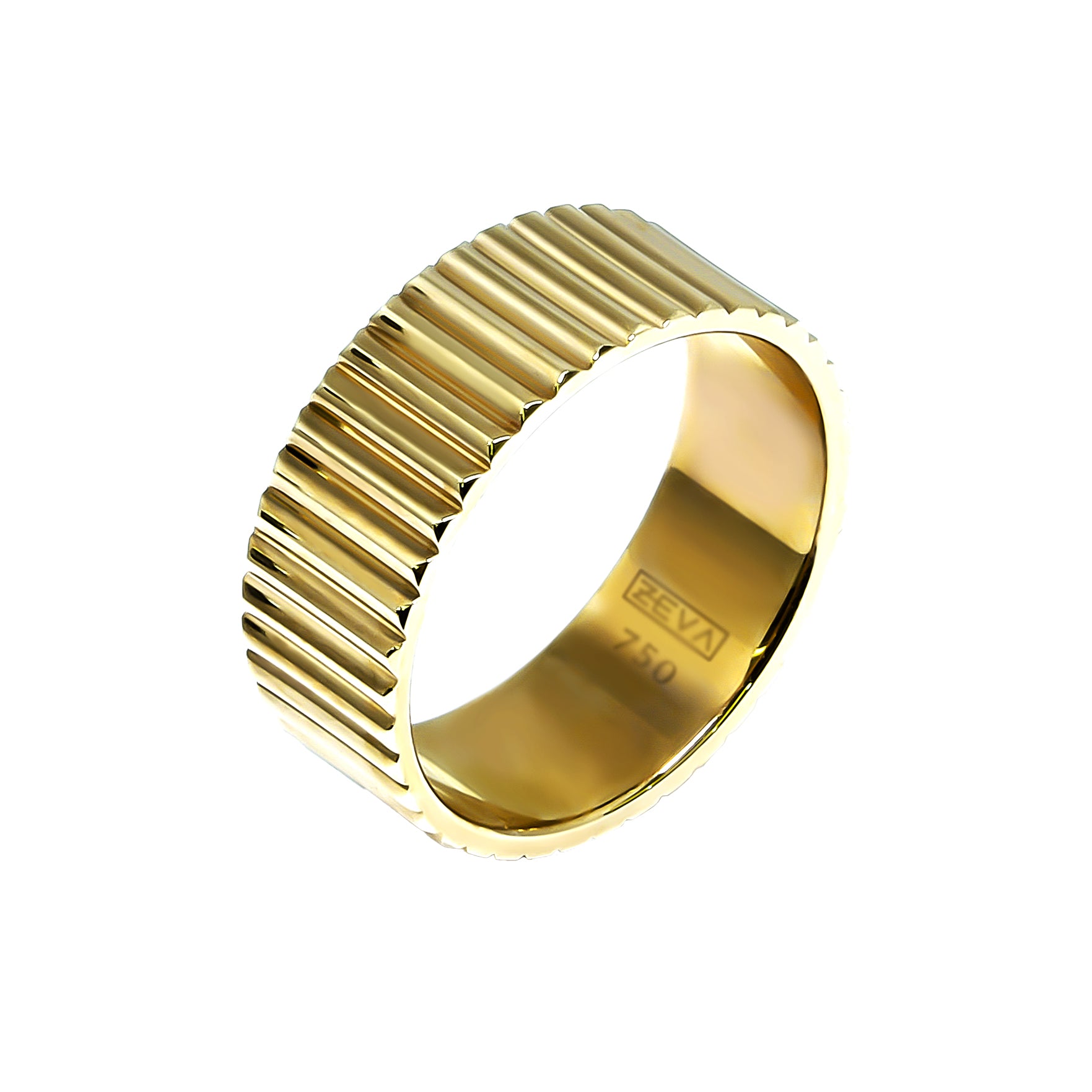 Ring MOTION-V 6mm yellow gold 18k 750