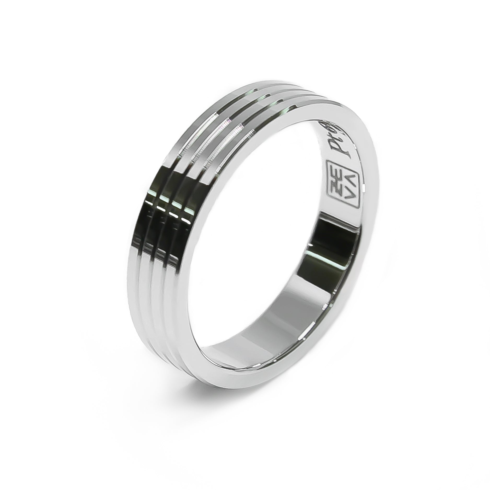 Ring MOTION 4mm Platinum 600