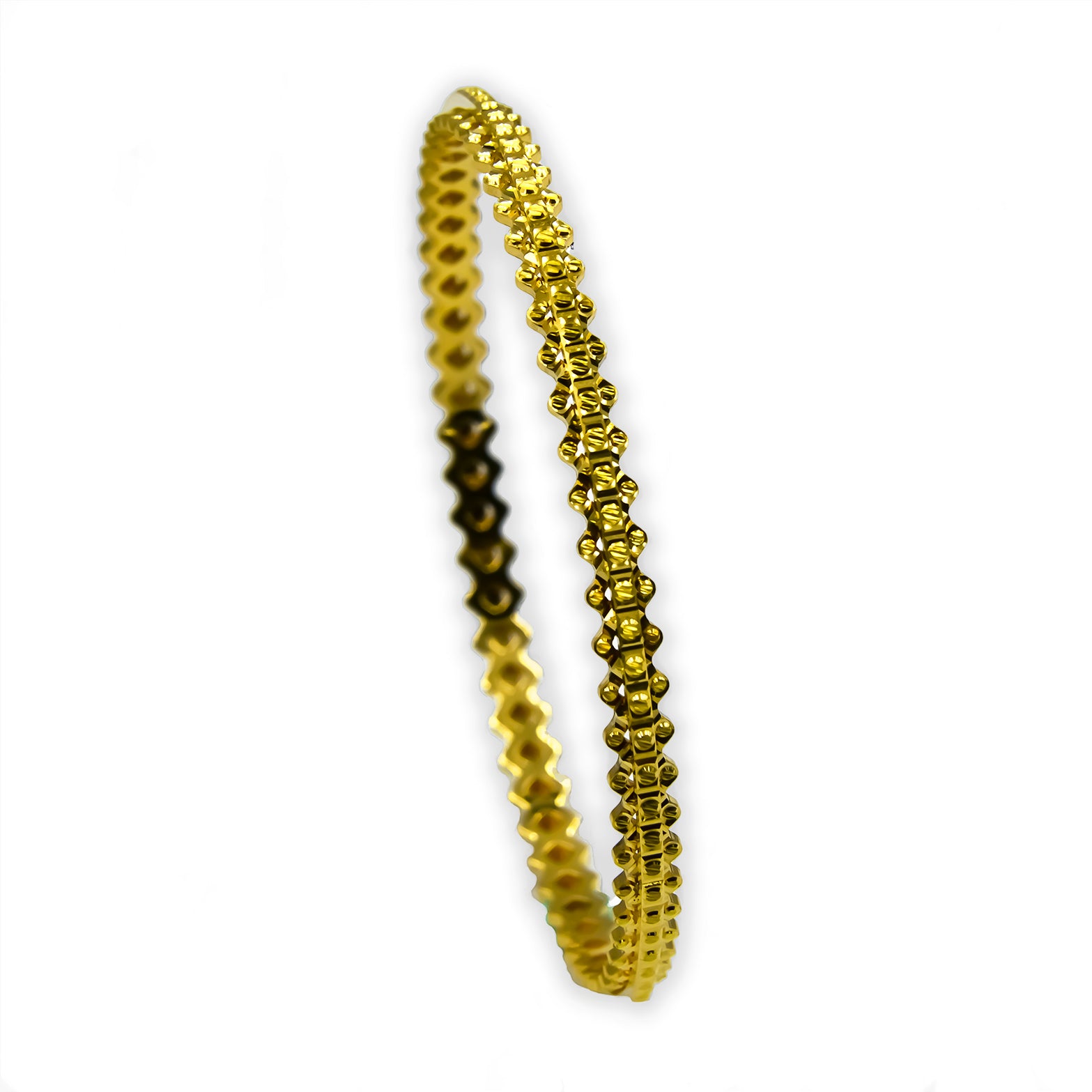 Bracelet BURANO 5mm or jaune 18k 750