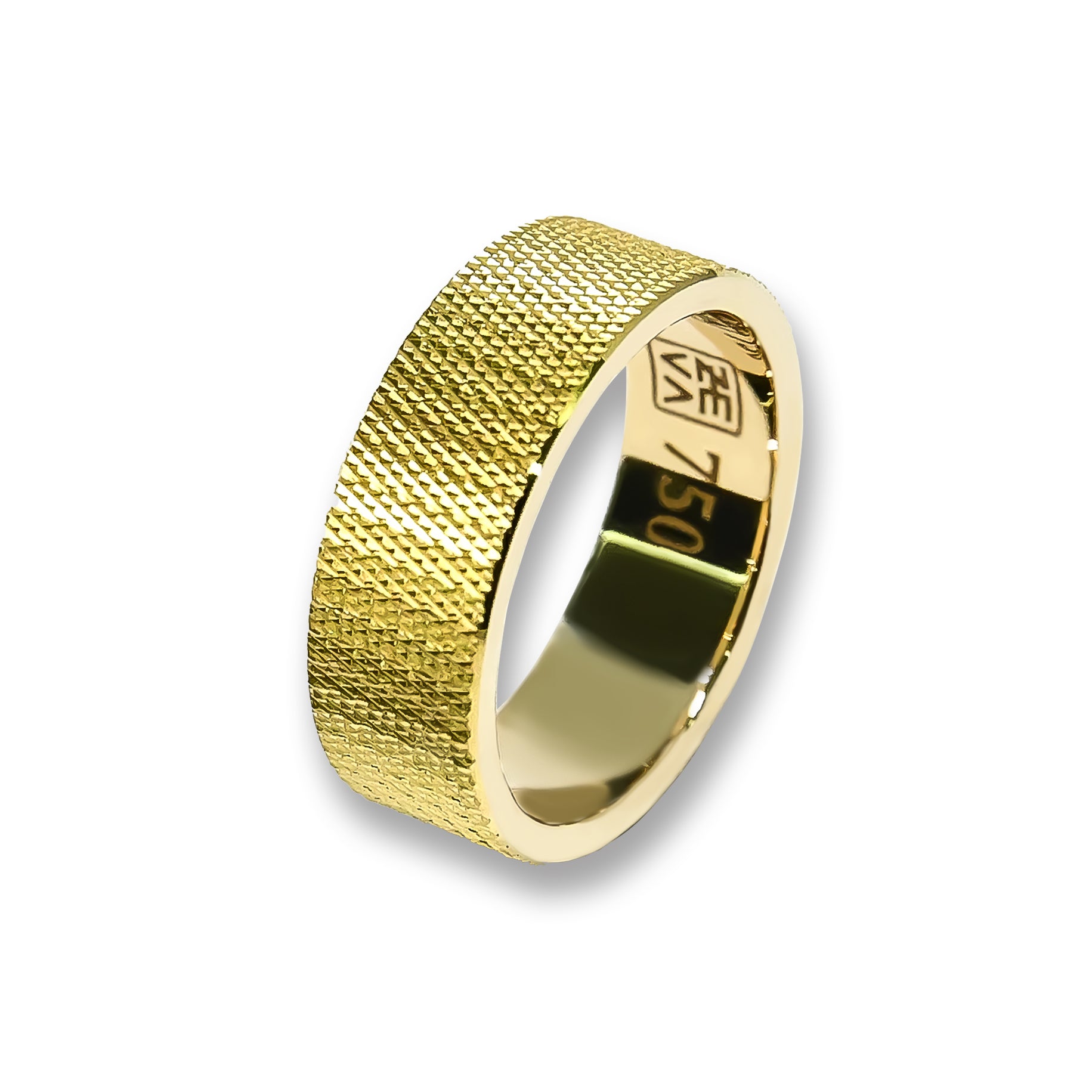 Ring WIRED 6mm yellow gold 18K