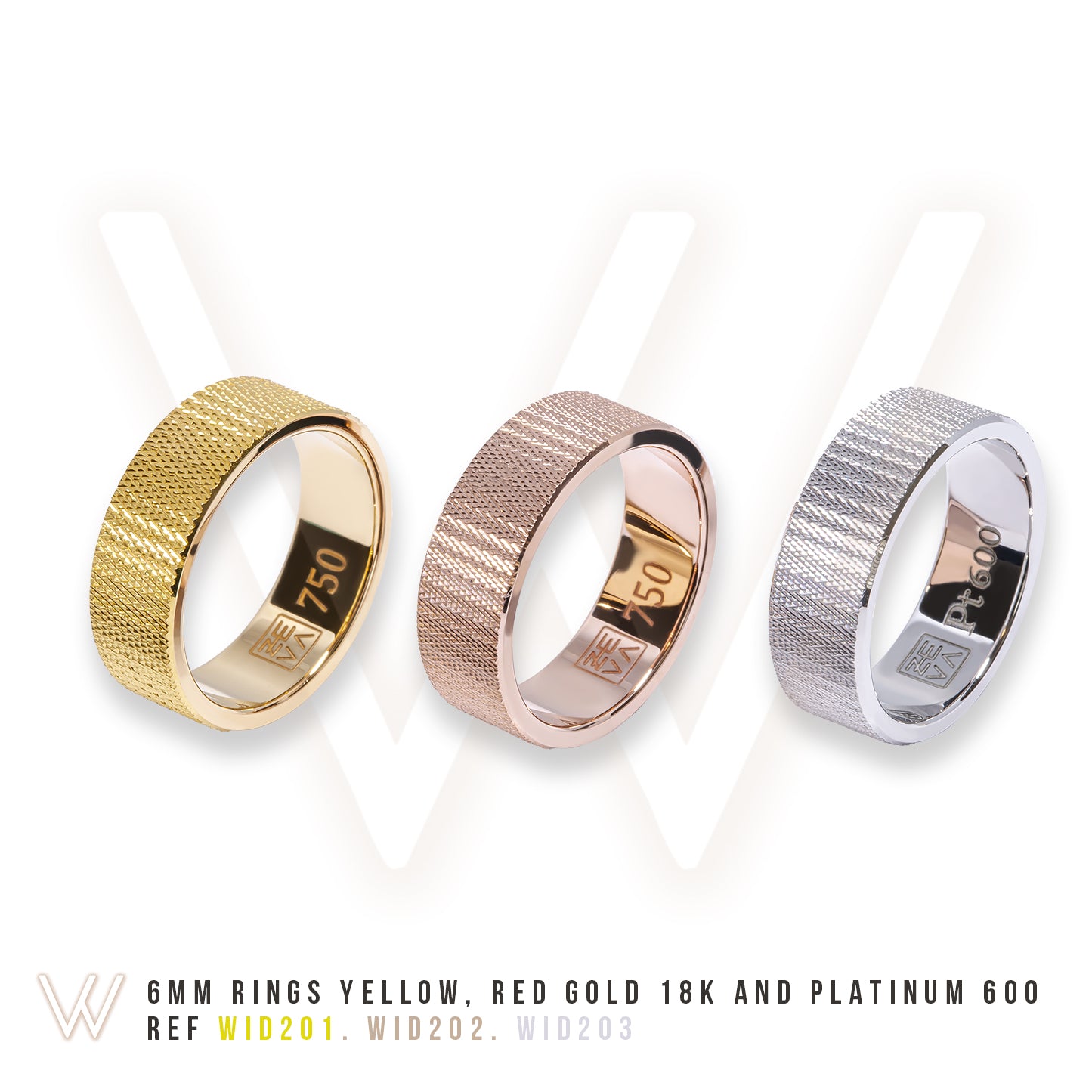 Ring WIRED 6mm yellow gold 18K
